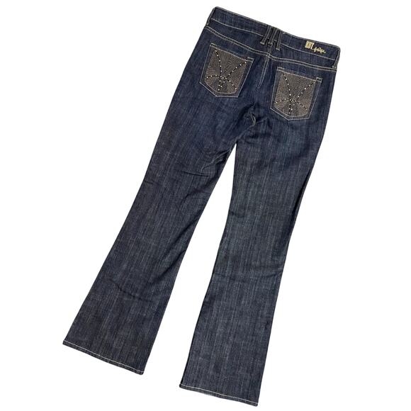 Kut From The Kloth Jeans Womens 6 32X34 Blue Splendid Bootcut Embroidered Tall - Picture 3 of 16